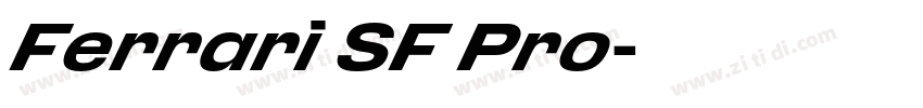 Ferrari SF Pro字体转换